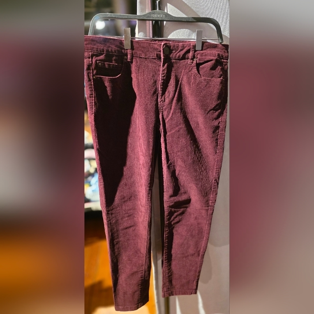 Garage Burgundy Corduroy Pants